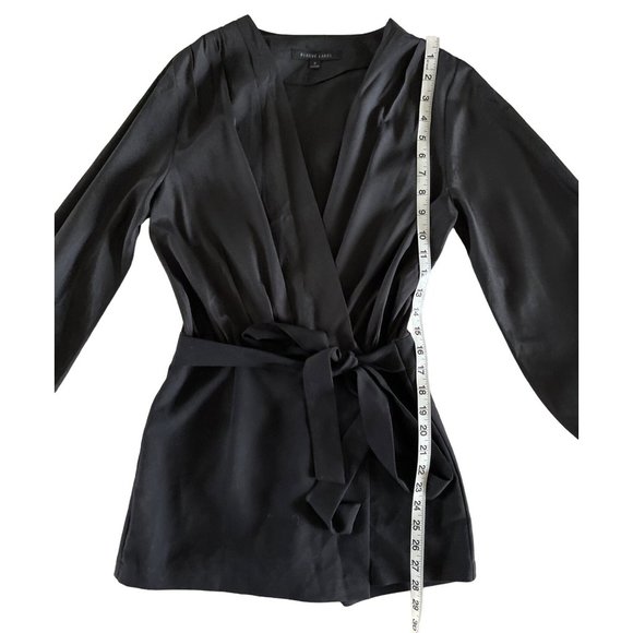 Blaque Label Blouse‎ Long Sleeve Sophia Romper Black ASO Kim Kardashian S $89 - Picture 3 of 10